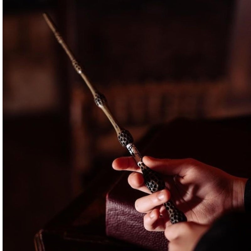 Fusked Dumbledore Magic Wand - HP Accessories for Role Play - Gift Toys Cosplay Dress Accessories Combo for Kids (Limited Edition 2025), Brown - Image 2